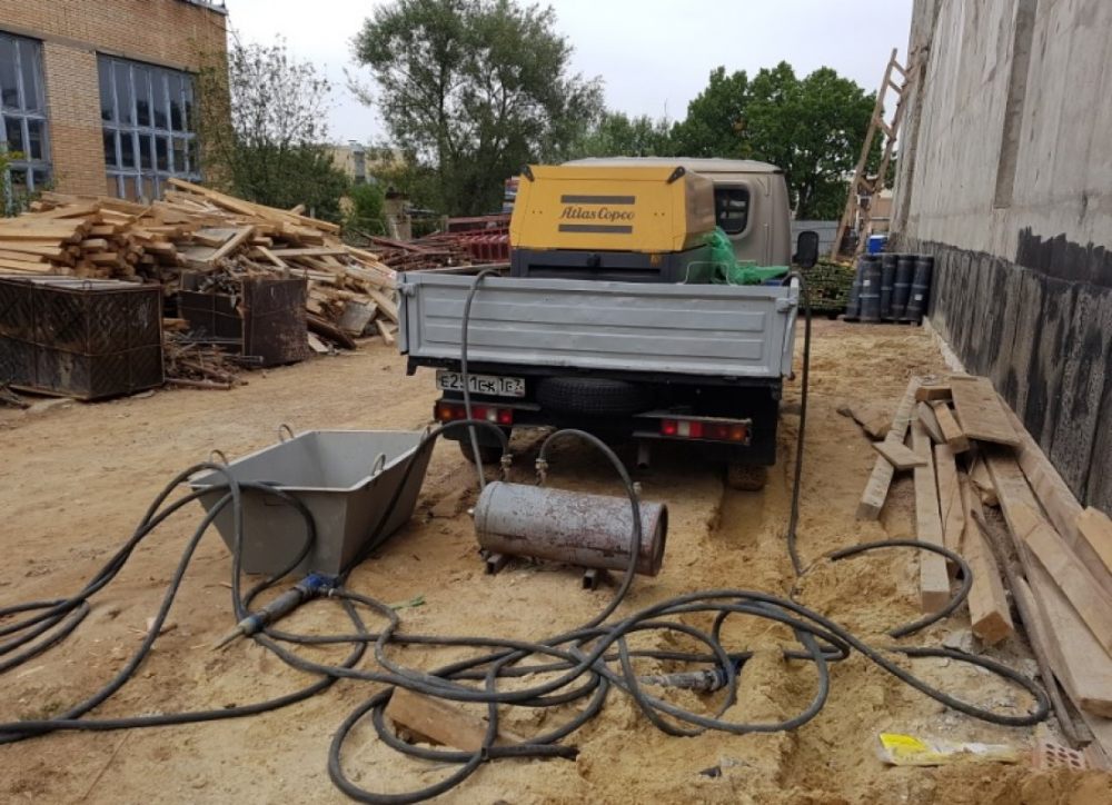 Компрессор Прокат компрессора Atlas Copco 287Cd с отбойными молотками взять в аренду, заказать, цены, услуги - Казань