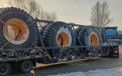Тралы для перевозки больших грузовых колес - Нижнекамск, заказать или взять в аренду
