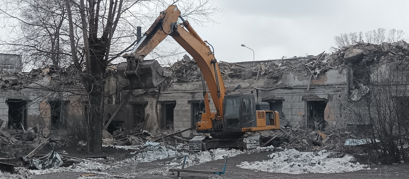 Демонтажные работы, услуги спецтехники в Казани