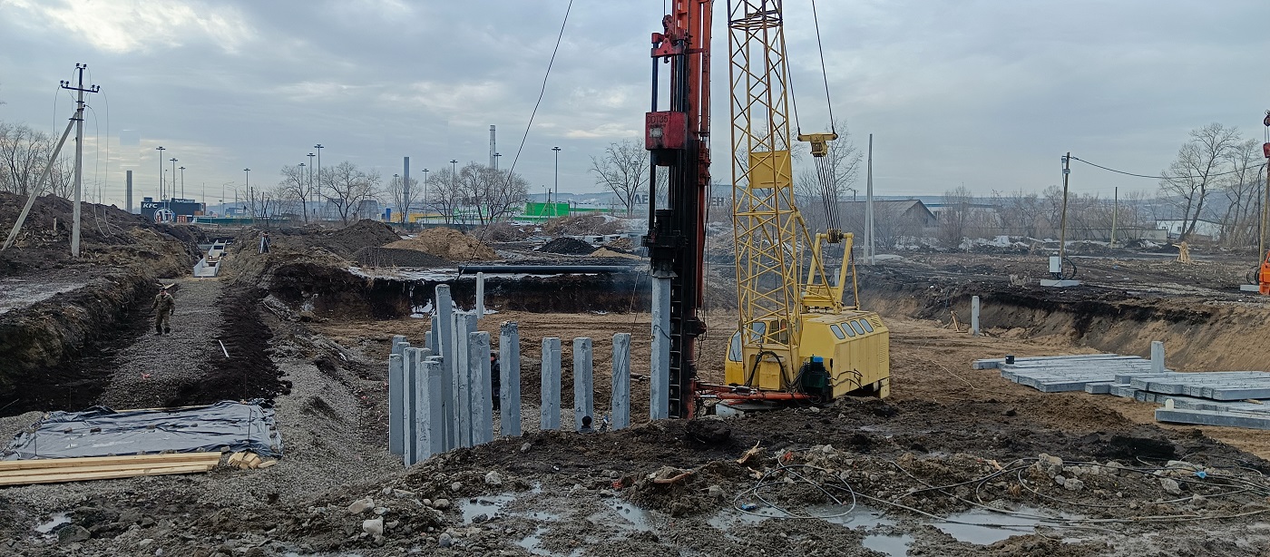 Аренда сваебоя для забивки бетонных свай в Новошешминске