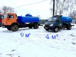 Доставка и перевозка воды водовозом